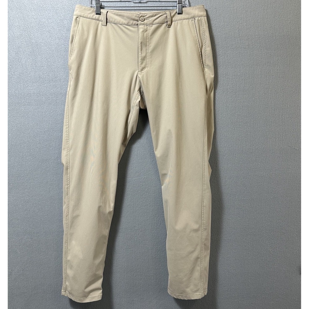 FootJoy Pants Men's 36x32 Beige Performance Tech Golf Chino READ